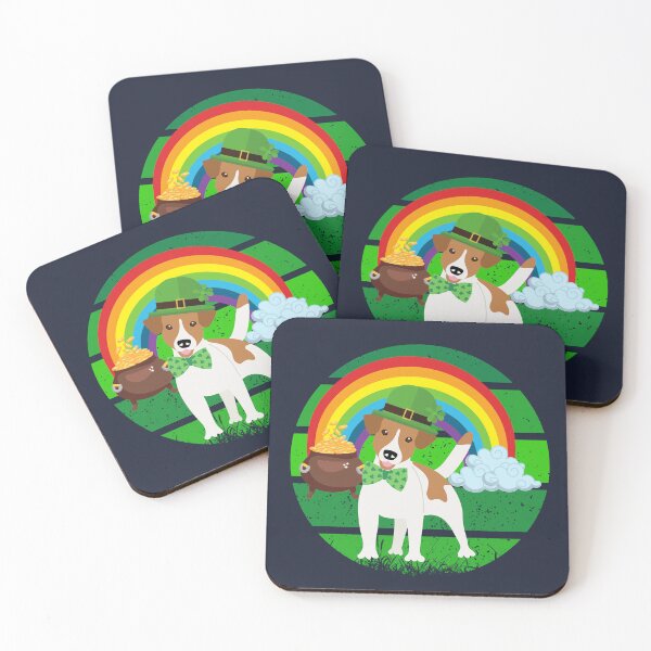 Item preview, St Patricks Day Jack Russell Saint Patricks Day Dog Lover Gift designed and sold by BronikowskiART.