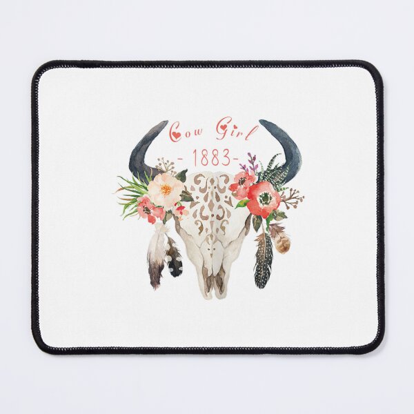 Item preview, 1883 Boho Cow Skull Cute Country Western Yellowstone designed and sold by JenniaStore.