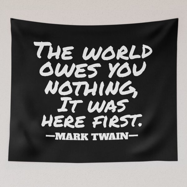 Item preview, The world owes you nothing designed and sold by Recoshet.