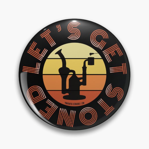 Item preview, Retro Vintage Sunset Orange Dab Rig-Lets get stoned designed and sold by YomeHayin.