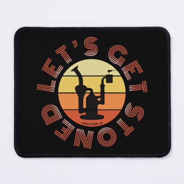 Item preview, Retro Vintage Sunset Orange Dab Rig-Lets get stoned designed and sold by YomeHayin.