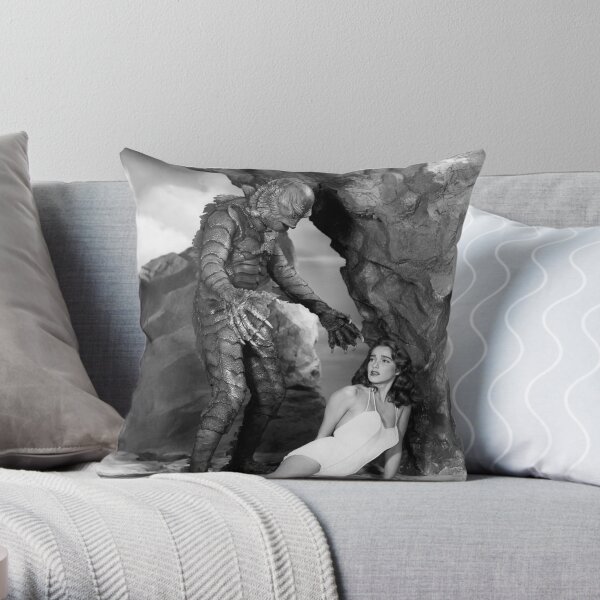 Creature from the Black Lagoon Throw Pillow