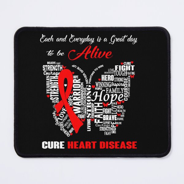 Item preview, Butterfly Ribbon Cure Heart Disease Awareness designed and sold by Tadmab.