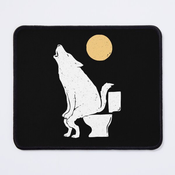 Item preview, Funny Howling Wolf under Full Moon for men and women  designed and sold by Faty-Za.