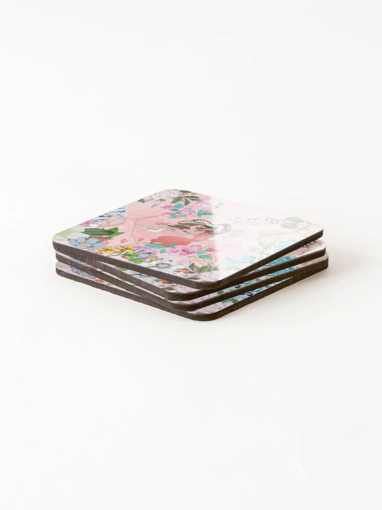Thumbnail 4 of 5, Coasters (Set of 4), Spring designed and sold by DrGingyWho.
