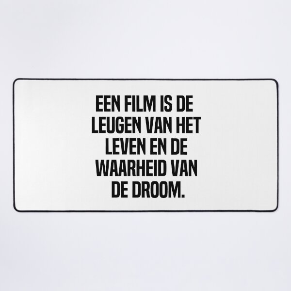 Item preview, Een Film Is De Leugen Van Het Leven En De Waarheid Van De Droom designed and sold by melshirt-shop.