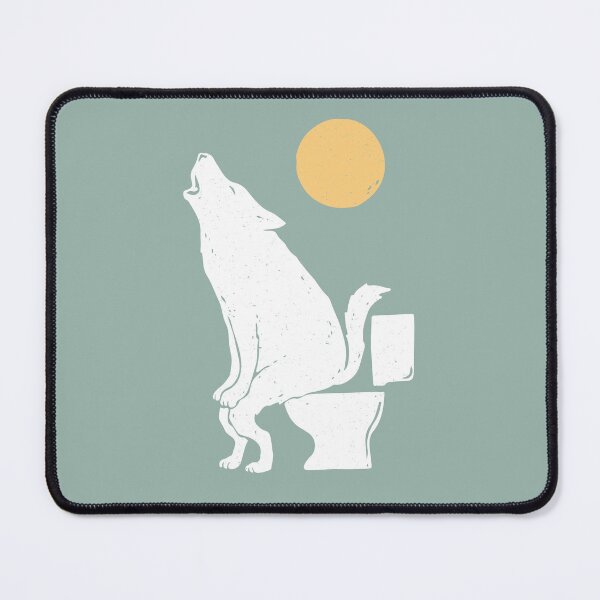 Item preview, Funny Howling Wolf under Full Moon for men and women  designed and sold by Faty-Za.