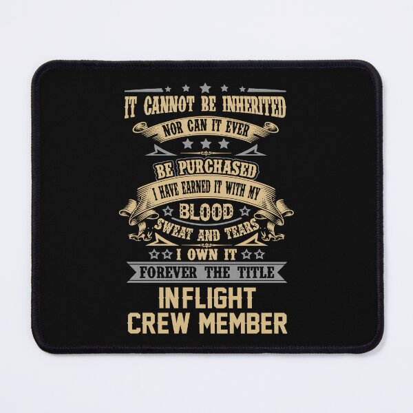 Item preview, In-Flight Crew Member T Shirt - Forever The Title Job Gift Item Tee designed and sold by celiagomez456.