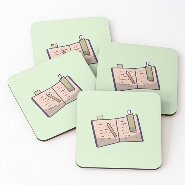 Item preview, Cozy Studying Notebook with Bookmark designed and sold by DreamiCloud.