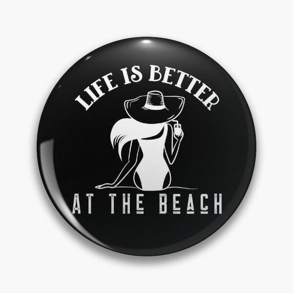 Item preview, Life Is Better At The Beach Woman Swimsuit designed and sold by LadySaltwater.