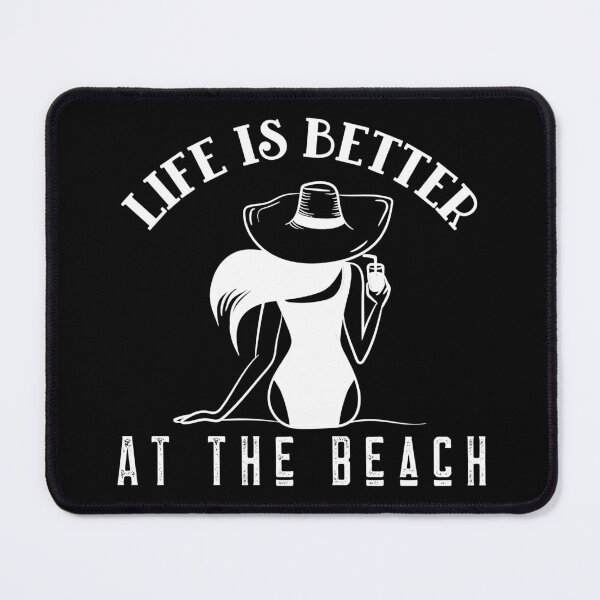Item preview, Life Is Better At The Beach Woman Swimsuit designed and sold by LadySaltwater.