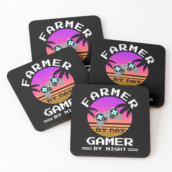 Item preview, farmer by day gamer by night designed and sold by FASHIONMED49.