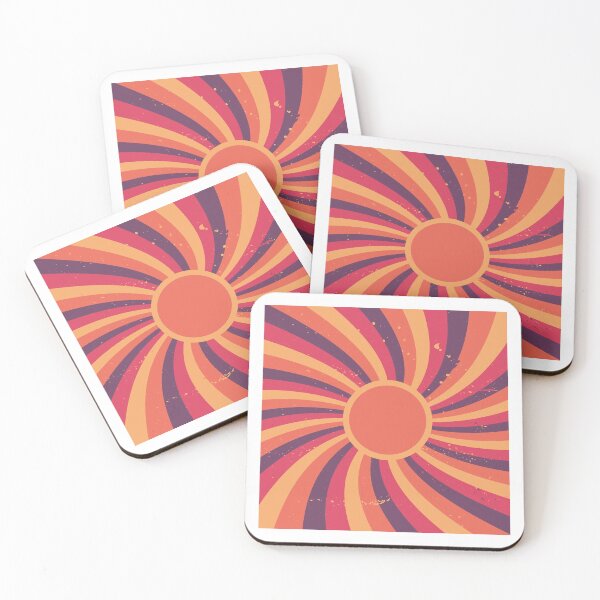 Item preview, Boho Sun Retro, Abstract Sunrise 70s designed and sold by retrippy.