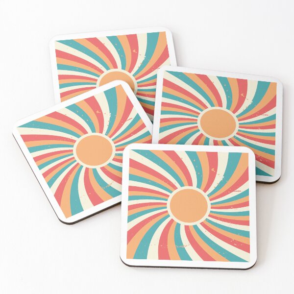 Item preview, Retro Boho Sun, Abstract Sunrise 70s designed and sold by retrippy.