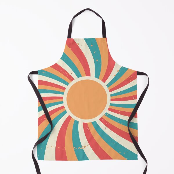 Item preview, Retro Boho Sun, Abstract Sunrise 70s designed and sold by retrippy.