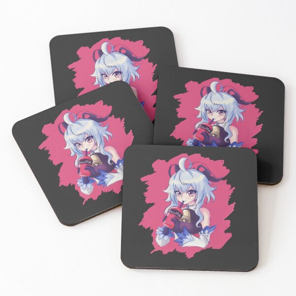 Item preview, Coco Goat (Ganyu) drinking Coco Milk - Genshin Impact designed and sold by MirageGalgamon.