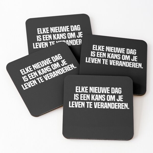 Item preview, Elke Nieuwe Dag Is Een Kans Om Je Leven Te Veranderen designed and sold by melshirt-shop.