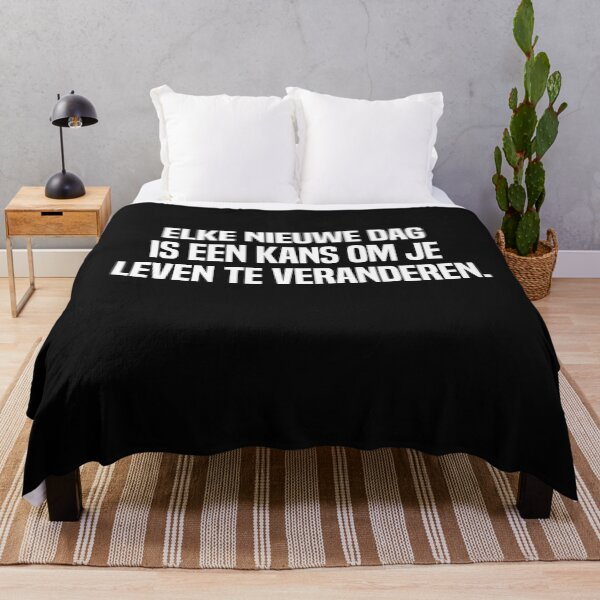 Item preview, Elke Nieuwe Dag Is Een Kans Om Je Leven Te Veranderen designed and sold by melshirt-shop.