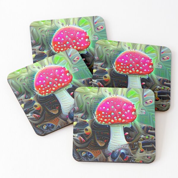Item preview, Funky Fly Agaric Trippy Magic Mushroom designed and sold by Sal's KerleyWorld.