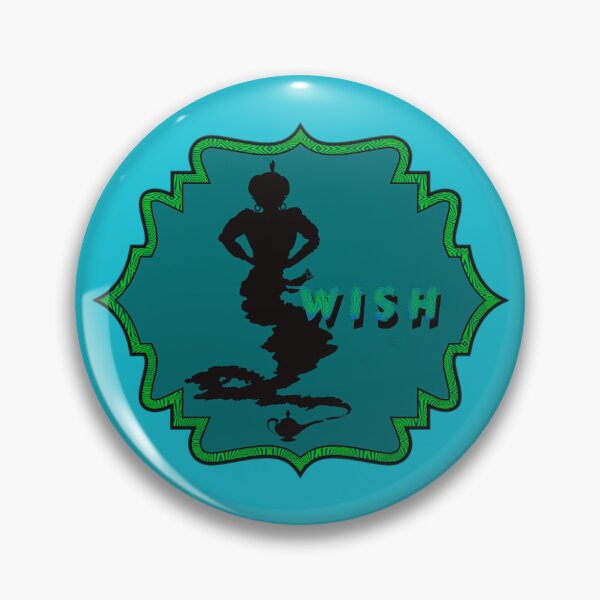 Item preview,  Make a Wish - Genie in a Bottle - Teal and Lime Green designed and sold by BadassBazaar.