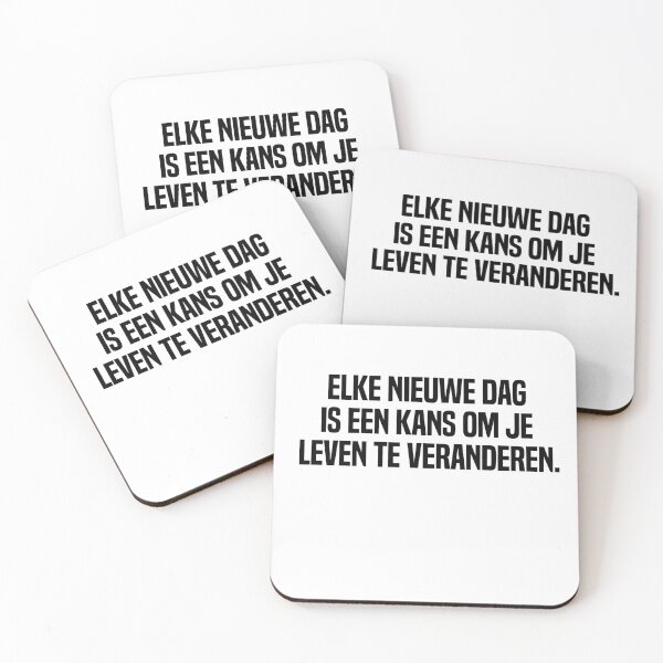 Item preview, Elke Nieuwe Dag Is Een Kans Om Je Leven Te Veranderen designed and sold by melshirt-shop.