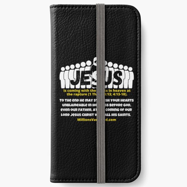 Jesus is Coming With Saints 3 - Christian iPhone Wallet