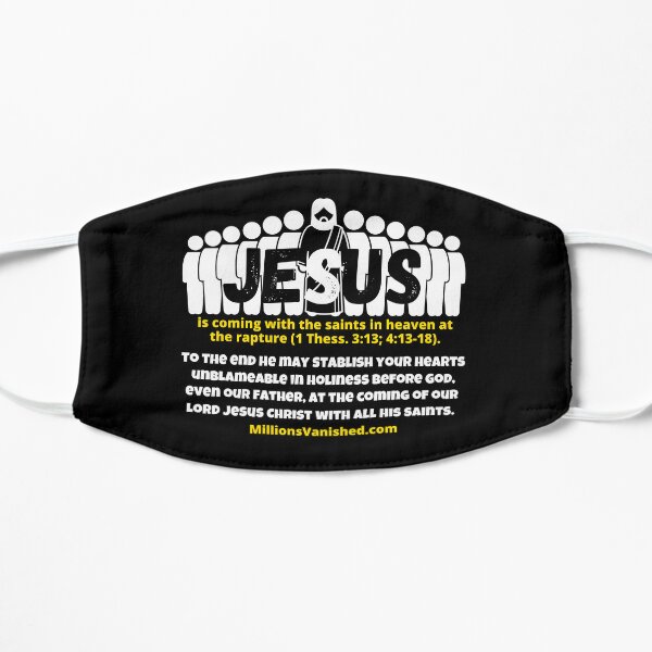 Jesus is Coming With Saints 3 - Christian Flat Mask