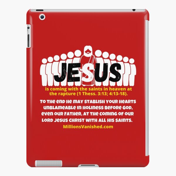 Jesus is Coming With Saints 3 - Christian  iPad Snap Case