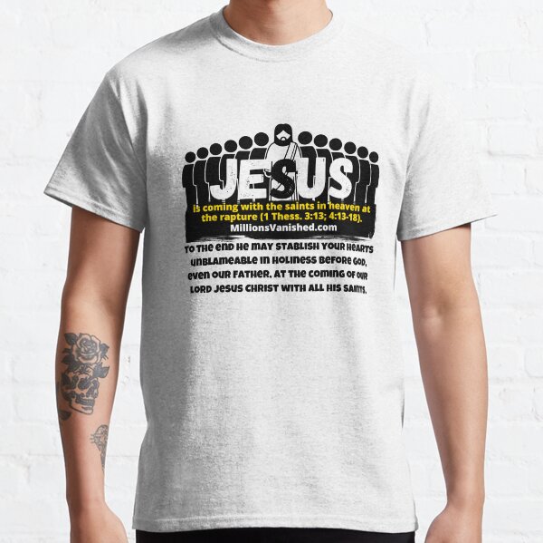 Jesus is Coming With Saints 3 - Christian Classic T-Shirt