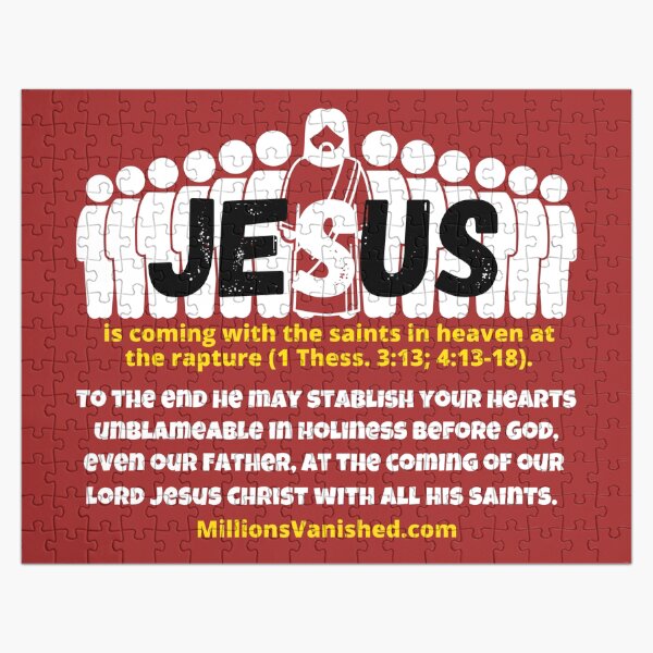 Jesus is Coming With Saints 3 - Christian Jigsaw Puzzle