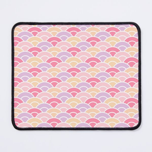 Item preview, Japan Seigaiha Cute Pastel Ocean Wave Pattern designed and sold by EverythingACat.