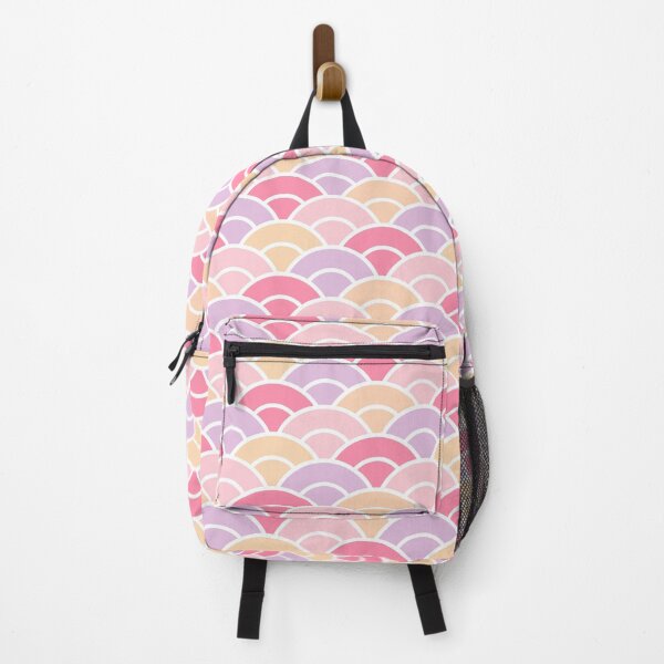 Item preview, Japan Seigaiha Cute Pastel Ocean Wave Pattern designed and sold by EverythingACat.