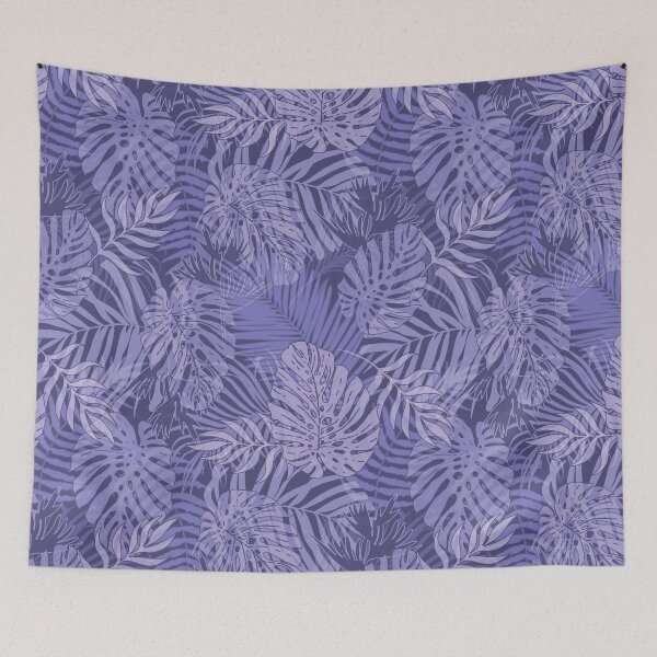 Item preview, Subdued tropic subtle leaves very peri seamless pattern designed and sold by Yulia Chepurova.