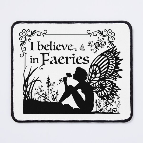 Item preview, I Believe in Faeries Silhouette designed and sold by felinedreams.