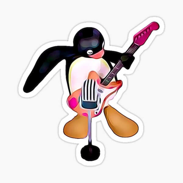 Vista previa del artículo con la obra «pingu noot noot estrella de rock», diseñado y vendido por Legendary-stuff.