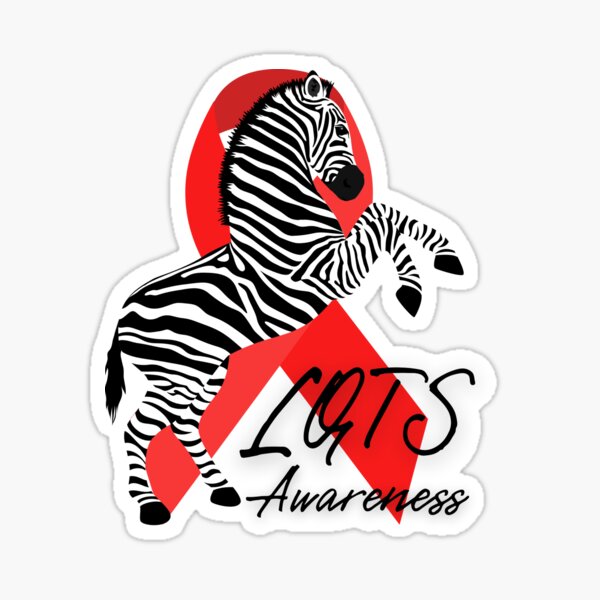 Item preview, Long QT Syndrome Awareness Ribbon designed and sold by Elle  Hazlett.