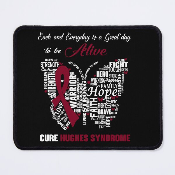 Item preview, Butterfly Ribbon Cure Hughes Syndrome Awareness designed and sold by Tadmab.