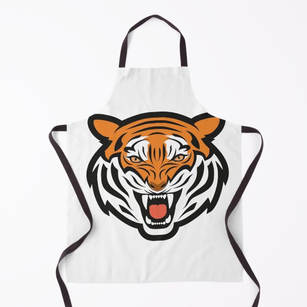Item preview, Growling Mouth Open Bengal Tiger Cartoon Wild Animal 2022 designed and sold by Kitten2220.
