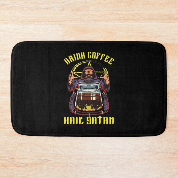Item preview, Morning Ritual Satanic Coffee Drinker designed and sold by Printed-Memes.