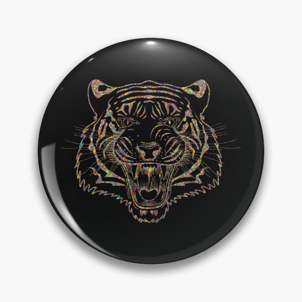 Item preview,  Growling Mouth Open Bengal Tiger Vintage Wild Animal 2022 designed and sold by Kitten2220.