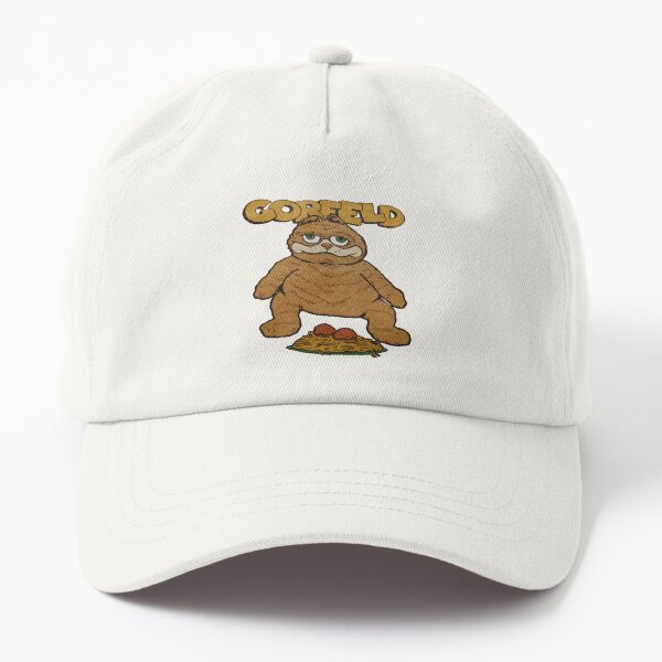 Fat Sarcastic Spaghetti Cat Gorfeld Dad Hat