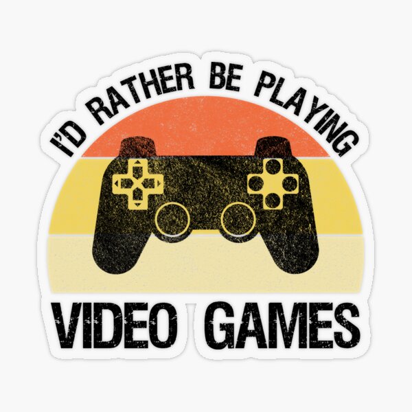 Game Loading Sticker Decal Funny Player Gaming Pc Console Nerd