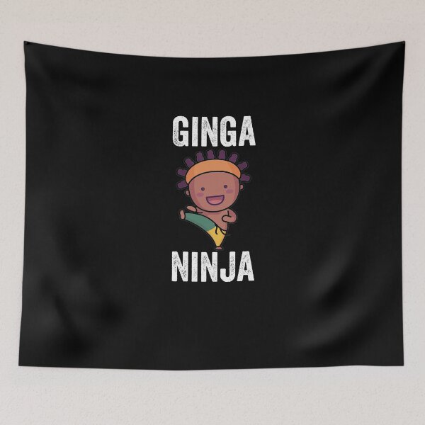 Item preview, Ginga Ninja Brazilian Fighter Capoeira Design designed and sold by ZzCorezZ.