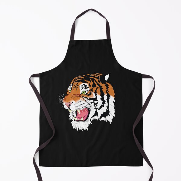 Item preview, Growling Mouth Open Bengal Tiger Vintage Wild Animal 2022 designed and sold by Kitten2220.