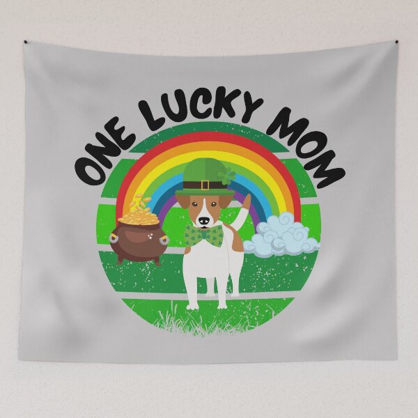 Item preview, One Lucky Dog Mom St Patricks Day Dog Lover Gift designed and sold by BronikowskiART.