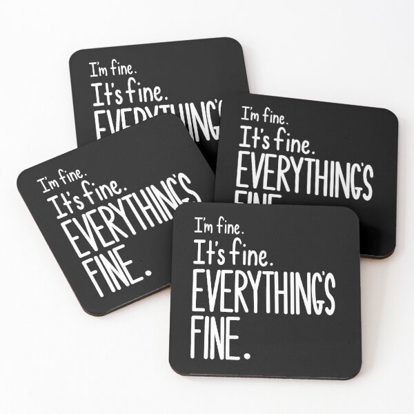 Item preview, I’m Fine designed and sold by clounewcomb.