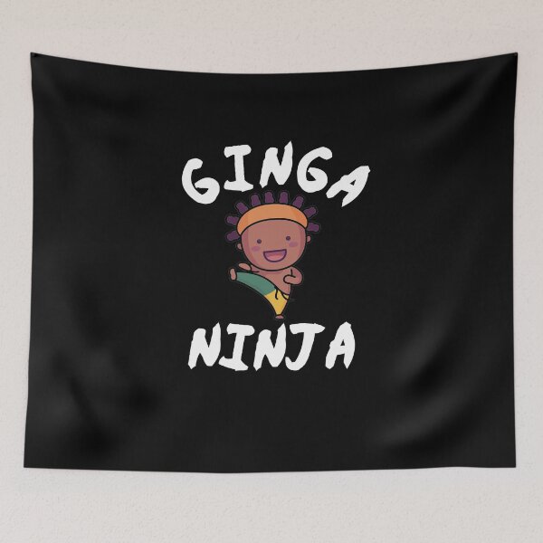 Item preview, Ginga Ninja Brazilian Fighter Capoeira Design designed and sold by ZzCorezZ.