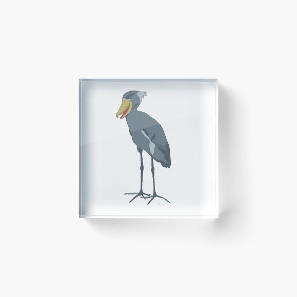 Item preview, Shoebill Stork Original Artwork designed and sold by AilyMarie.