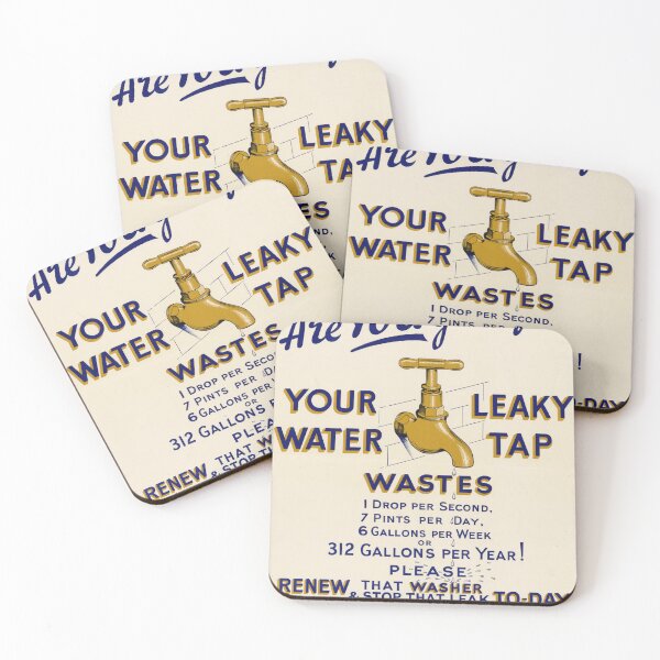 Item preview, Are You Guilty? Your Leaky Water Tap Wastes designed and sold by Luke Mckinstry.