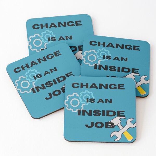 Item preview, Change is an inside job! Motivational design designed and sold by Victornewyork.